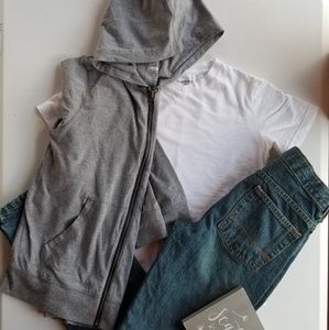 Boys gray Old Navy zip up jacket